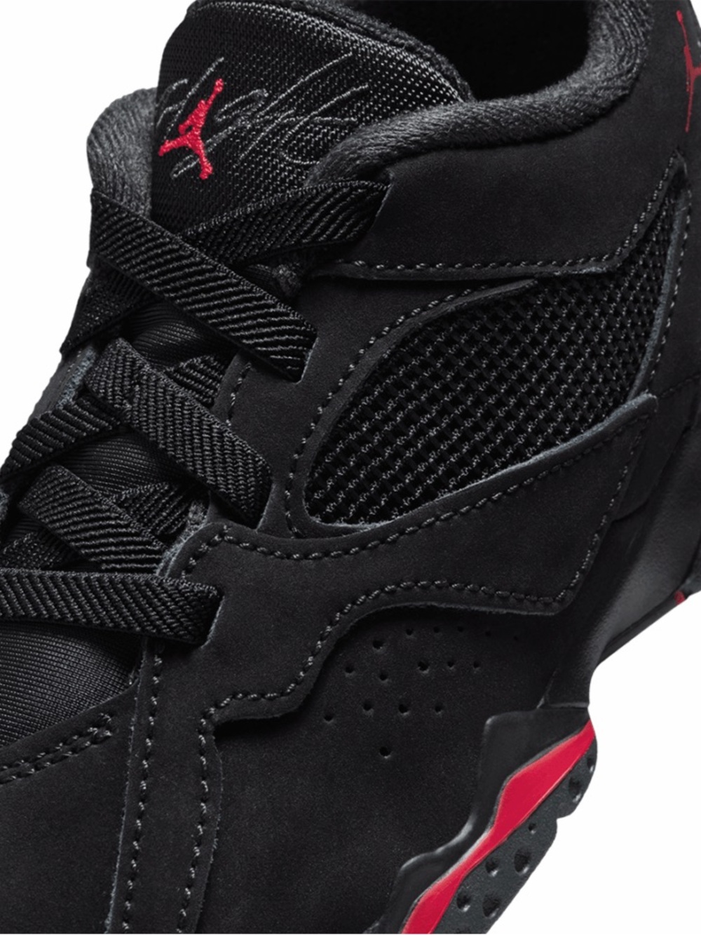 2Y Jordan Black and Red Basketball Sneaker